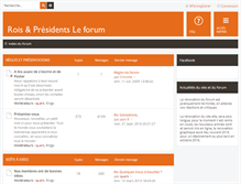Tablet Screenshot of forum.roi-president.com